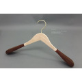 Lipu Made Wooden Plain Wooden Luxury Suit Clothes Hanger with Pants Clips